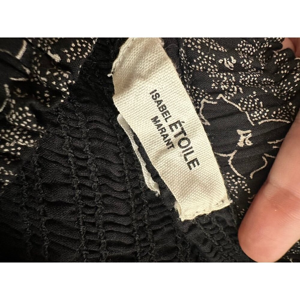 Etoile Isabel Marant Naomi Smocked Mini Skirt - Picture 4 of 5